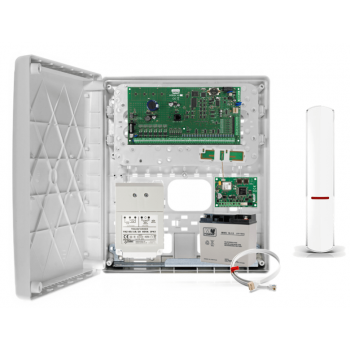 ZESTAW ALARMOWY SATEL INTEGRA 64 + OPU-3P + INT-GSM + ACU-280 + 18Ah